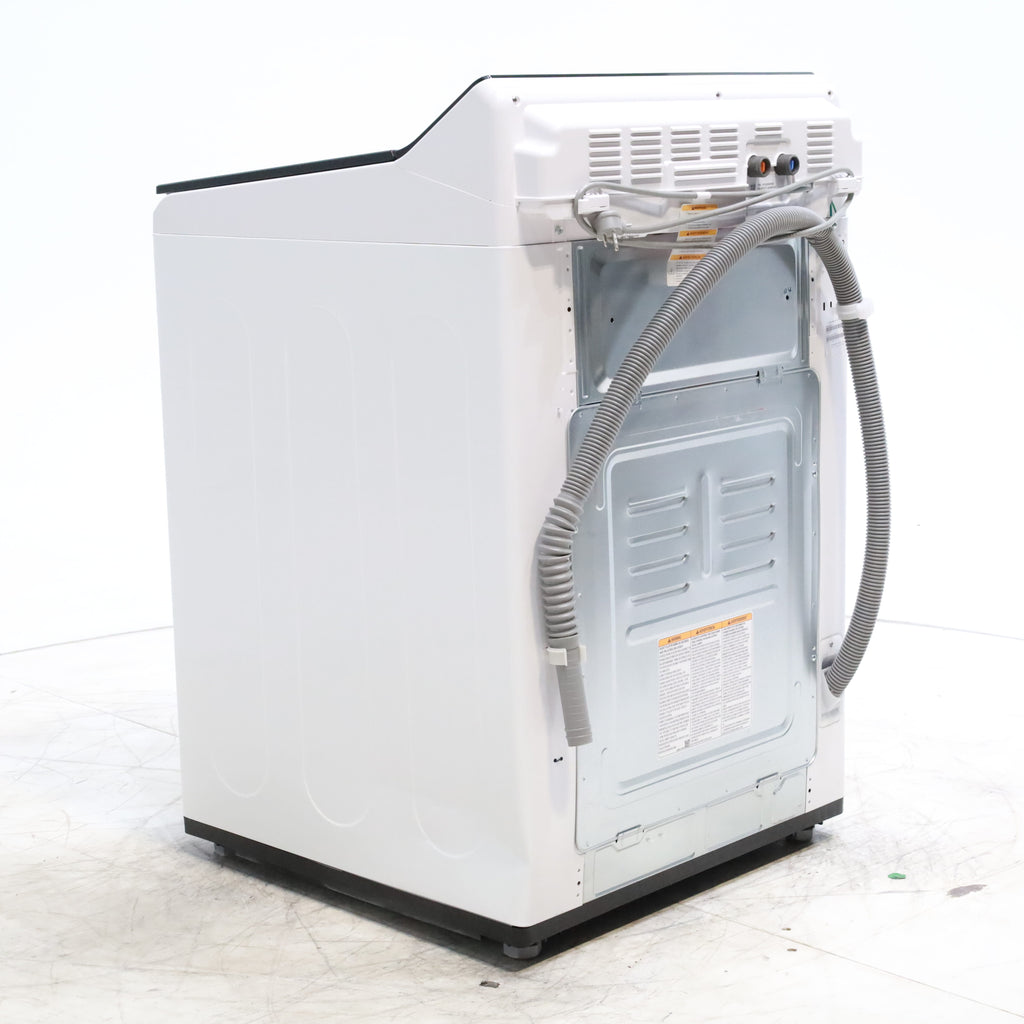 Pictures of LG 5.3 cu. ft. SMART Mega Capacity Top Load Washer in Alpine White with Agitator, Easy Unload and TurboWash3D Technology - Scratch & Dent - Minor - Neu Appliance Outlet - Discount Appliance Outlet in Austin, Tx