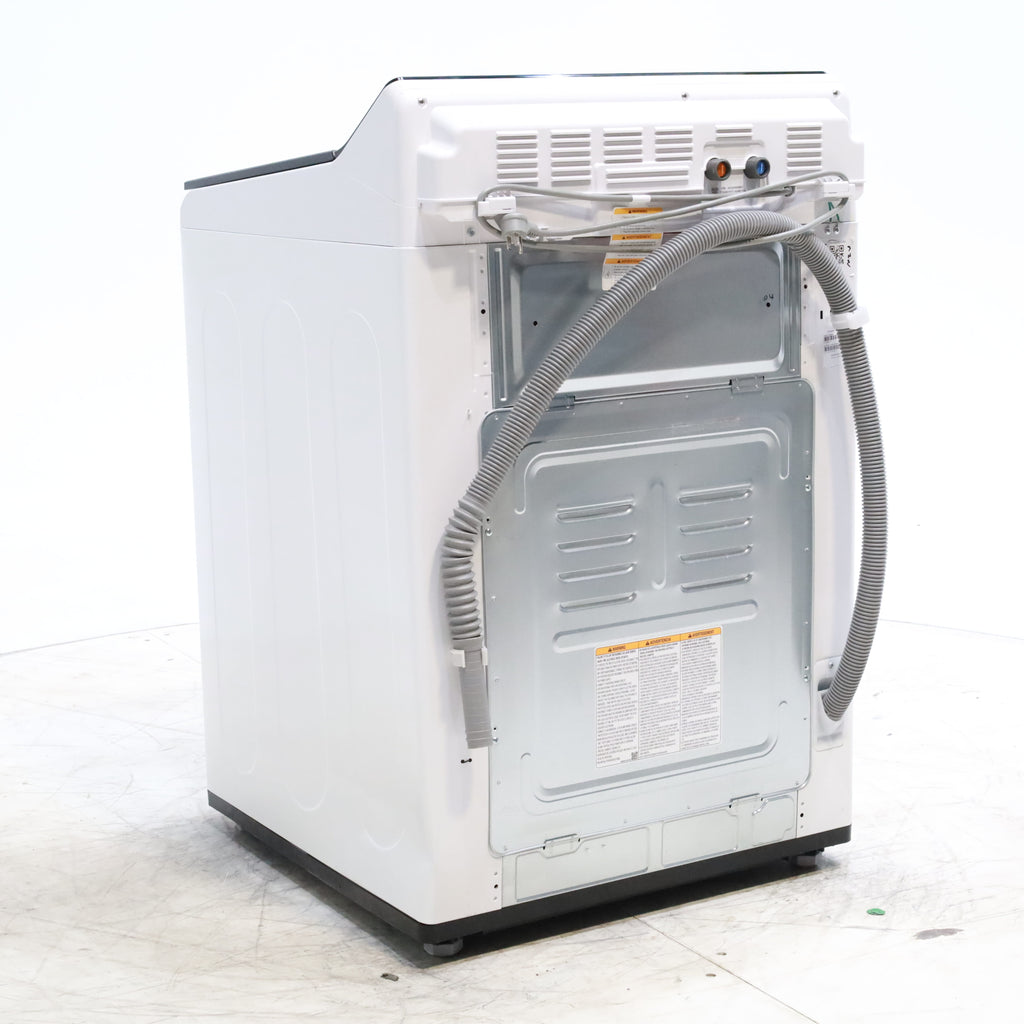 Pictures of LG 5.3 cu. ft. SMART Mega Capacity Top Load Washer in Alpine White with Agitator, Easy Unload and TurboWash3D Technology - Scratch & Dent - Minor - Neu Appliance Outlet - Discount Appliance Outlet in Austin, Tx