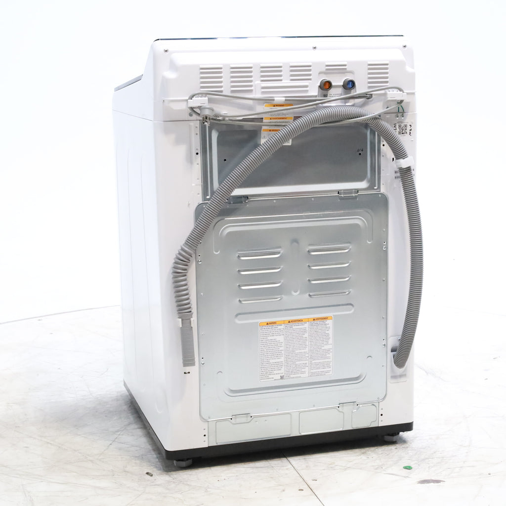 Pictures of LG 5.3 cu. ft. SMART Mega Capacity Top Load Washer in Alpine White with Agitator, Easy Unload and TurboWash3D Technology - Scratch & Dent - Minor - Neu Appliance Outlet - Discount Appliance Outlet in Austin, Tx