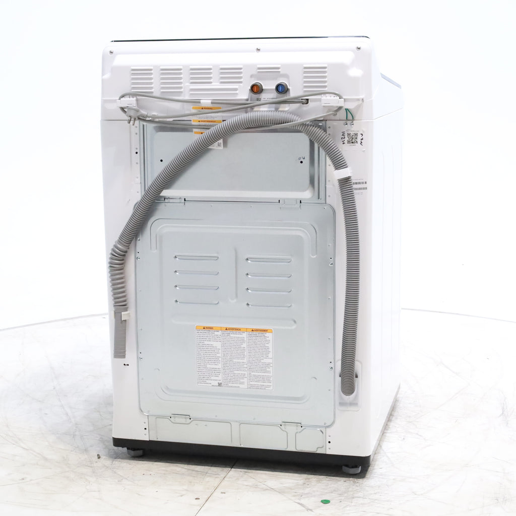 Pictures of LG 5.3 cu. ft. SMART Mega Capacity Top Load Washer in Alpine White with Agitator, Easy Unload and TurboWash3D Technology - Scratch & Dent - Minor - Neu Appliance Outlet - Discount Appliance Outlet in Austin, Tx