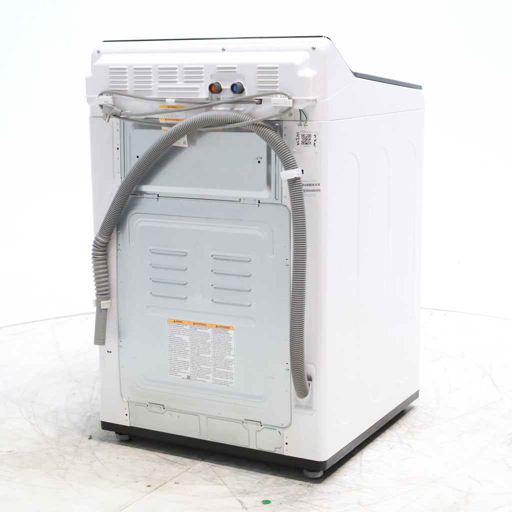 Pictures of LG 5.3 cu. ft. SMART Mega Capacity Top Load Washer in Alpine White with Agitator, Easy Unload and TurboWash3D Technology - Scratch & Dent - Minor - Neu Appliance Outlet - Discount Appliance Outlet in Austin, Tx