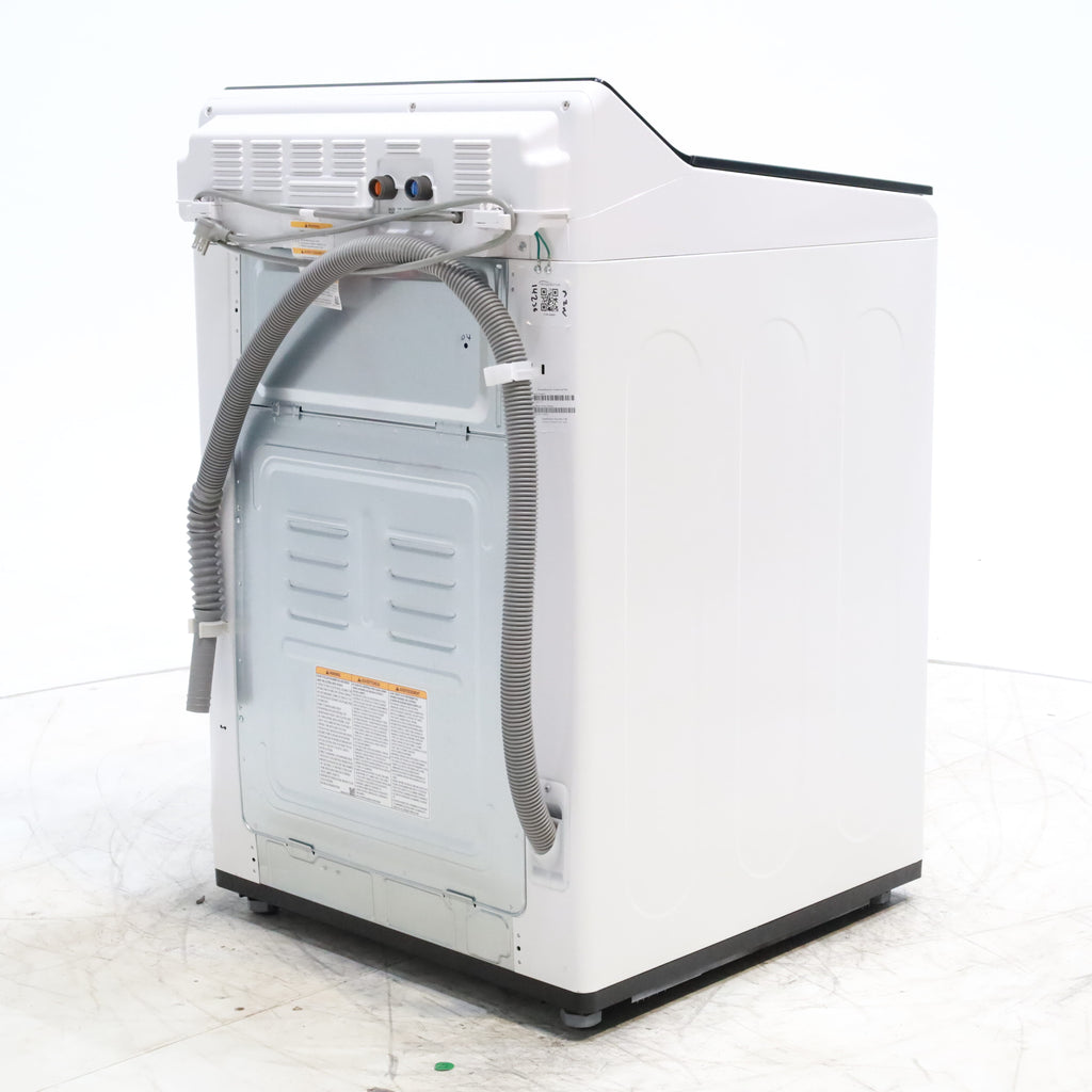 Pictures of LG 5.3 cu. ft. SMART Mega Capacity Top Load Washer in Alpine White with Agitator, Easy Unload and TurboWash3D Technology - Scratch & Dent - Minor - Neu Appliance Outlet - Discount Appliance Outlet in Austin, Tx