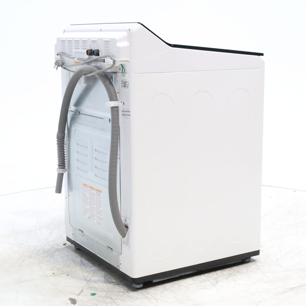 Pictures of LG 5.3 cu. ft. SMART Mega Capacity Top Load Washer in Alpine White with Agitator, Easy Unload and TurboWash3D Technology - Scratch & Dent - Minor - Neu Appliance Outlet - Discount Appliance Outlet in Austin, Tx