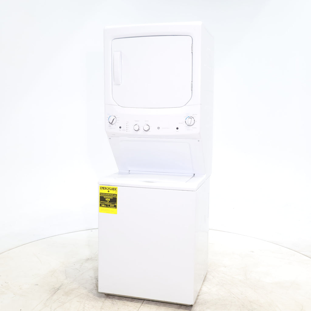 Pictures of GE 3.8 cu. ft. Laundry Center Washer and 5.9 cu. ft. Electric Dryer with Electro-Mechanical Rotary Dial Controls - Scratch & Dent - Minor - Neu Appliance Outlet - Discount Appliance Outlet in Austin, Tx