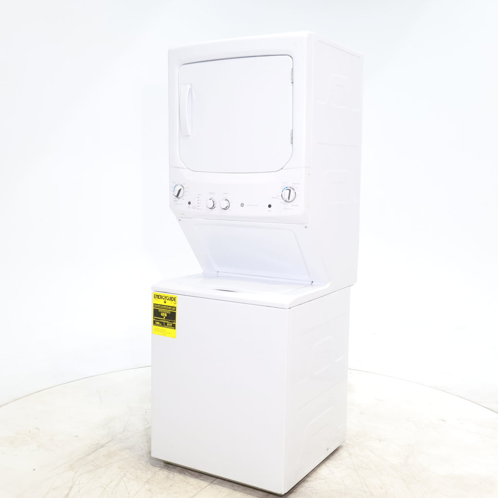 Pictures of GE 3.8 cu. ft. Laundry Center Washer and 5.9 cu. ft. Electric Dryer with Electro-Mechanical Rotary Dial Controls - Scratch & Dent - Minor - Neu Appliance Outlet - Discount Appliance Outlet in Austin, Tx