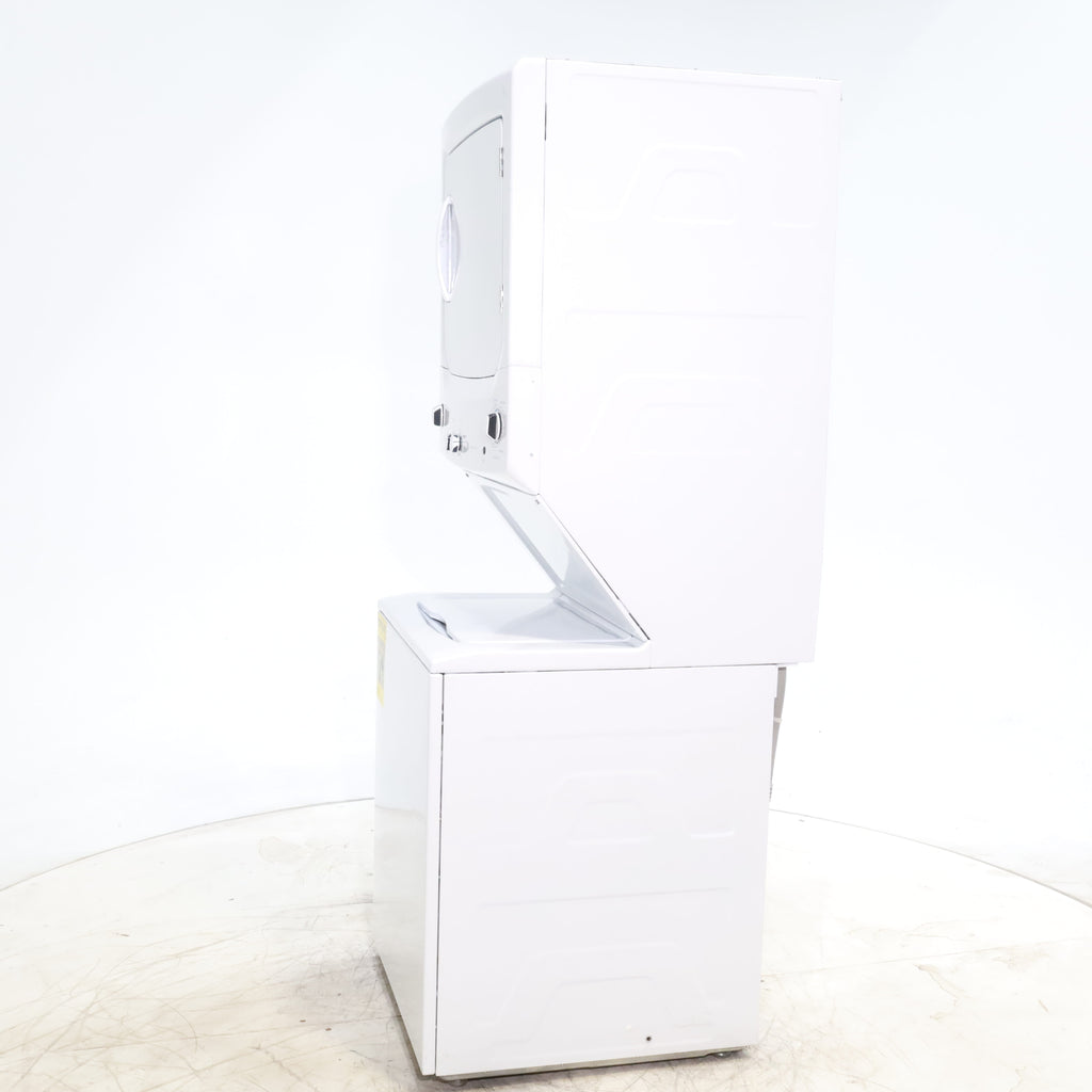 Pictures of GE 3.8 cu. ft. Laundry Center Washer and 5.9 cu. ft. Electric Dryer with Electro-Mechanical Rotary Dial Controls - Scratch & Dent - Minor - Neu Appliance Outlet - Discount Appliance Outlet in Austin, Tx