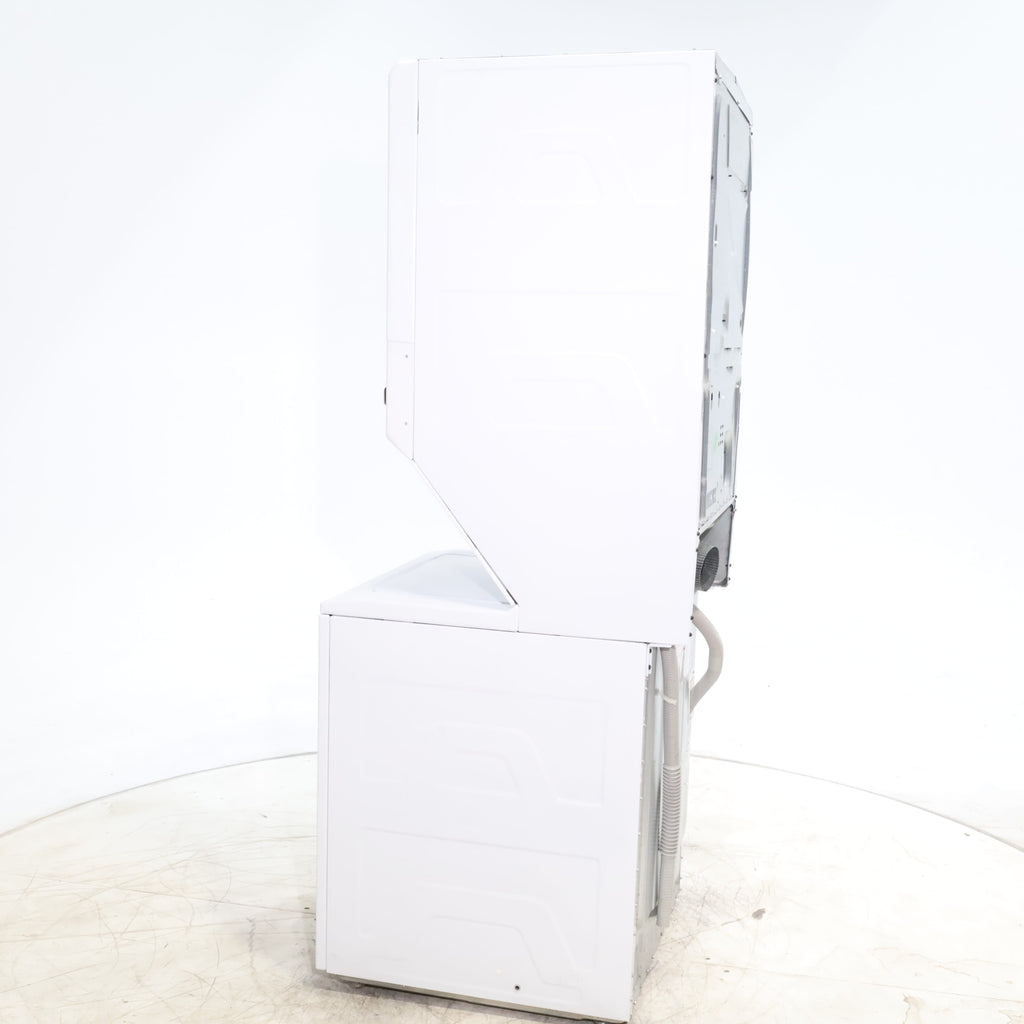 Pictures of GE 3.8 cu. ft. Laundry Center Washer and 5.9 cu. ft. Electric Dryer with Electro-Mechanical Rotary Dial Controls - Scratch & Dent - Minor - Neu Appliance Outlet - Discount Appliance Outlet in Austin, Tx