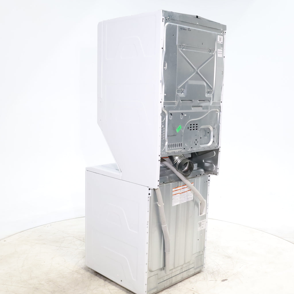 Pictures of GE 3.8 cu. ft. Laundry Center Washer and 5.9 cu. ft. Electric Dryer with Electro-Mechanical Rotary Dial Controls - Scratch & Dent - Minor - Neu Appliance Outlet - Discount Appliance Outlet in Austin, Tx