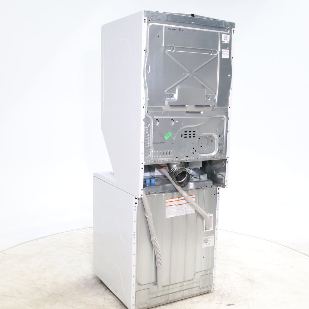 Pictures of GE 3.8 cu. ft. Laundry Center Washer and 5.9 cu. ft. Electric Dryer with Electro-Mechanical Rotary Dial Controls - Scratch & Dent - Minor - Neu Appliance Outlet - Discount Appliance Outlet in Austin, Tx