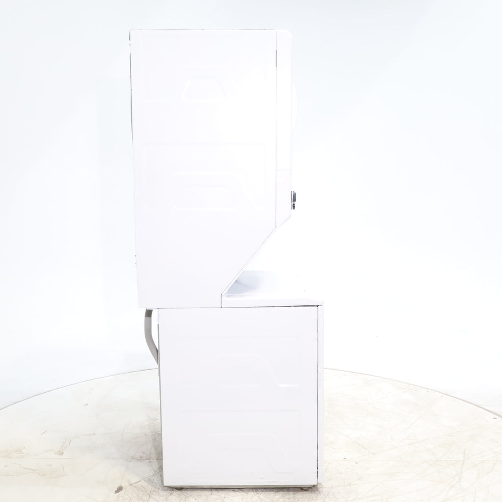 Pictures of GE 3.8 cu. ft. Laundry Center Washer and 5.9 cu. ft. Electric Dryer with Electro-Mechanical Rotary Dial Controls - Scratch & Dent - Minor - Neu Appliance Outlet - Discount Appliance Outlet in Austin, Tx