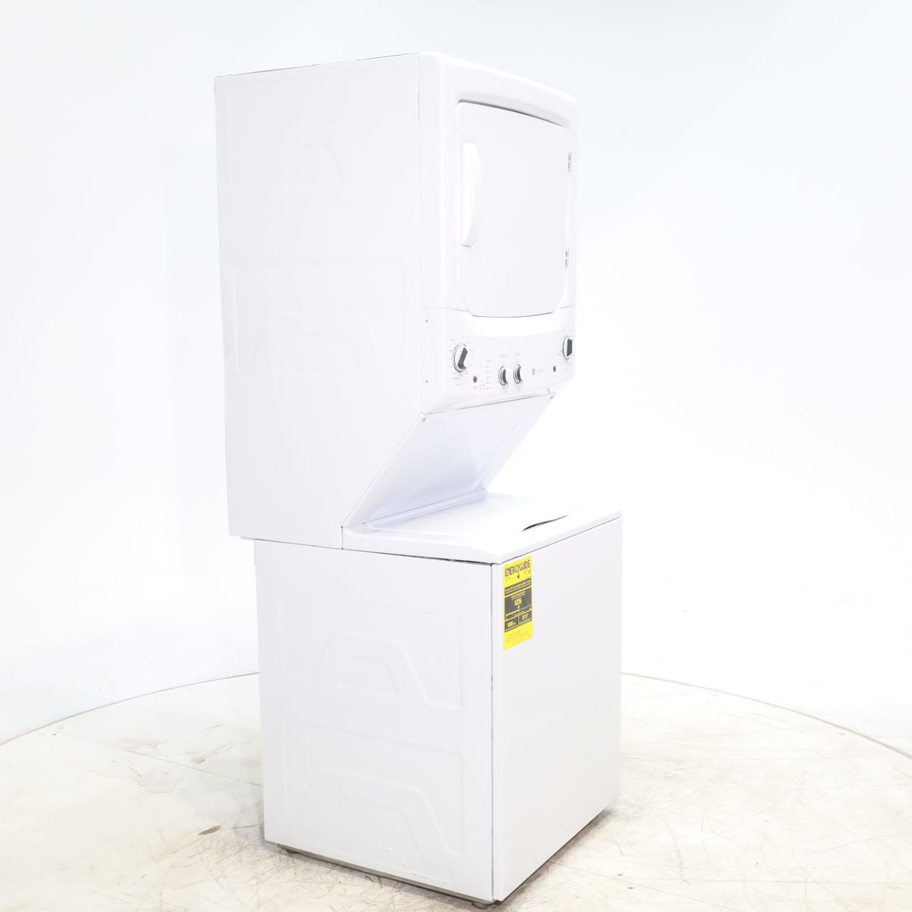 Pictures of GE 3.8 cu. ft. Laundry Center Washer and 5.9 cu. ft. Electric Dryer with Electro-Mechanical Rotary Dial Controls - Scratch & Dent - Minor - Neu Appliance Outlet - Discount Appliance Outlet in Austin, Tx