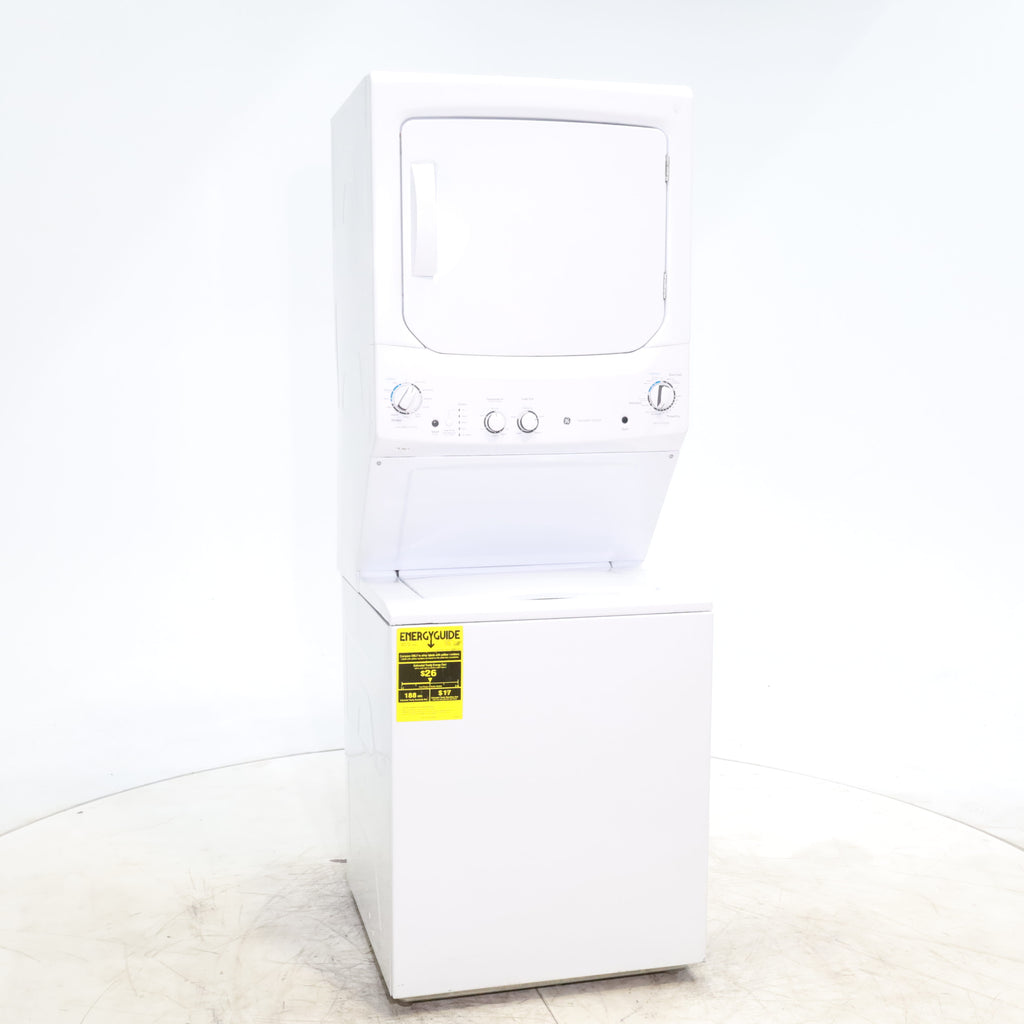Pictures of GE 3.8 cu. ft. Laundry Center Washer and 5.9 cu. ft. Electric Dryer with Electro-Mechanical Rotary Dial Controls - Scratch & Dent - Minor - Neu Appliance Outlet - Discount Appliance Outlet in Austin, Tx