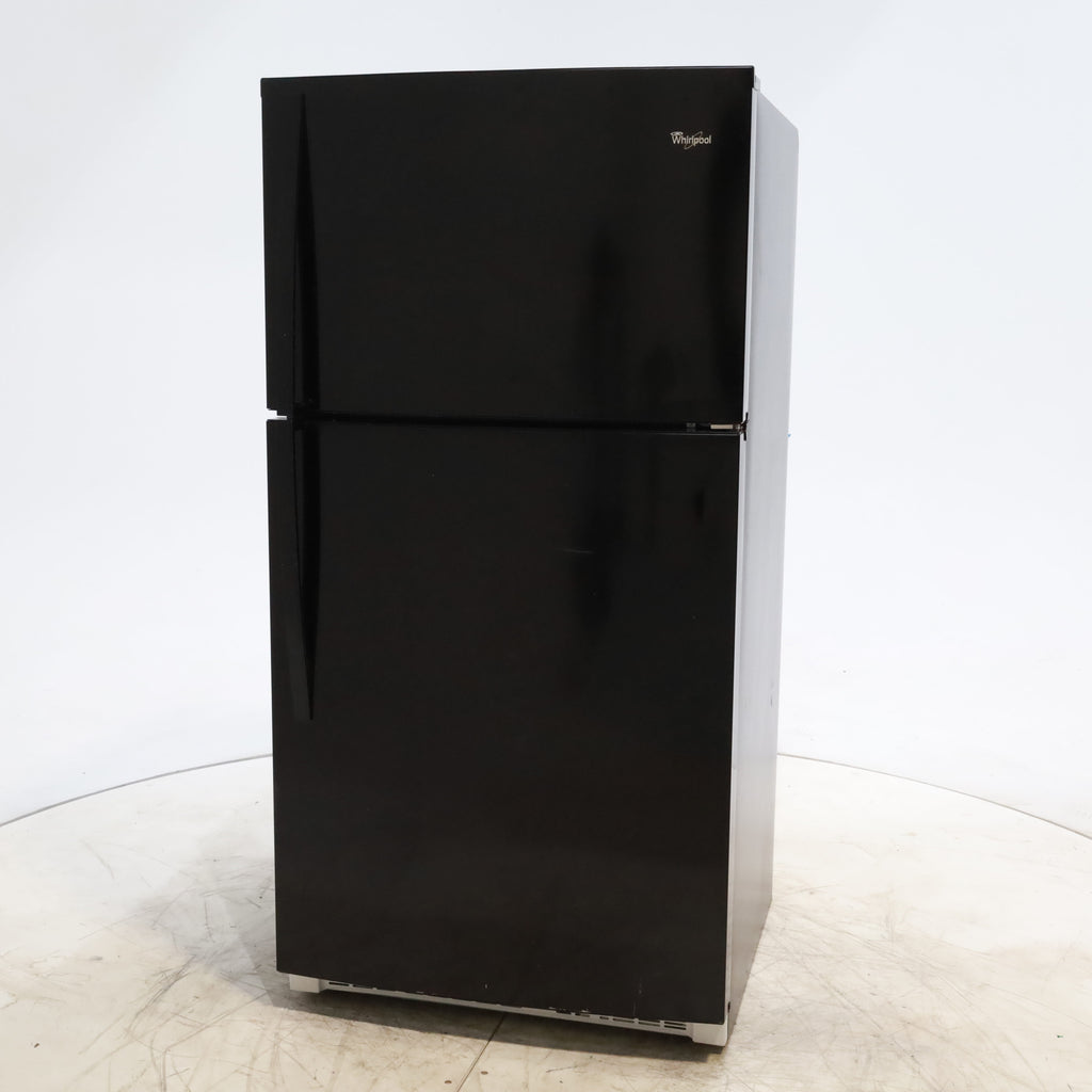 Pictures of 32.5" Wide Whirlpool 21 cu ft Capacity Top Freezer Refrigerator with Can Caddy Storage - Certified Refurbished - Neu Appliance Outlet - Discount Appliance Outlet in Austin, Tx