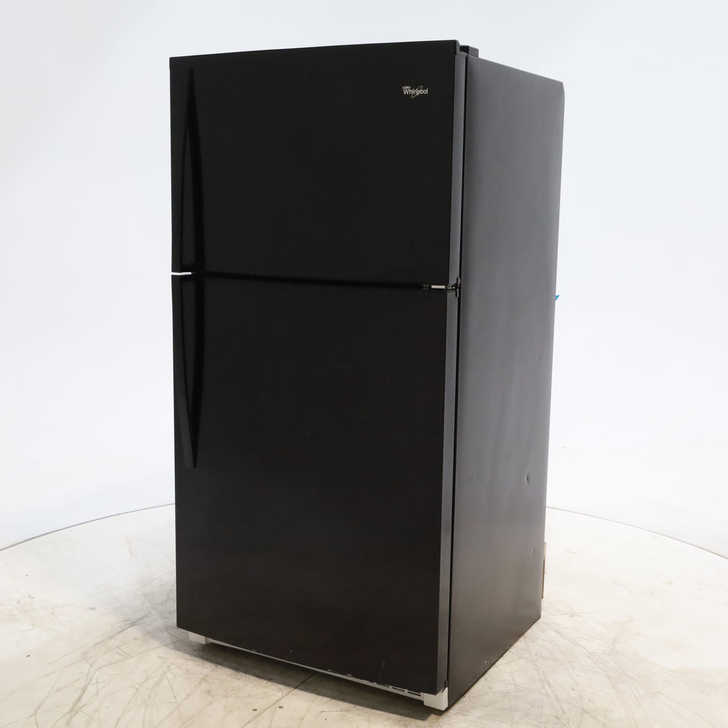 Pictures of 32.5" Wide Whirlpool 21 cu ft Capacity Top Freezer Refrigerator with Can Caddy Storage - Certified Refurbished - Neu Appliance Outlet - Discount Appliance Outlet in Austin, Tx