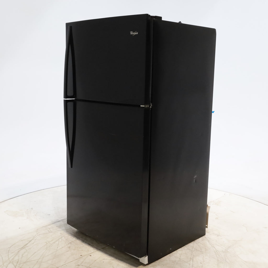 Pictures of 32.5" Wide Whirlpool 21 cu ft Capacity Top Freezer Refrigerator with Can Caddy Storage - Certified Refurbished - Neu Appliance Outlet - Discount Appliance Outlet in Austin, Tx