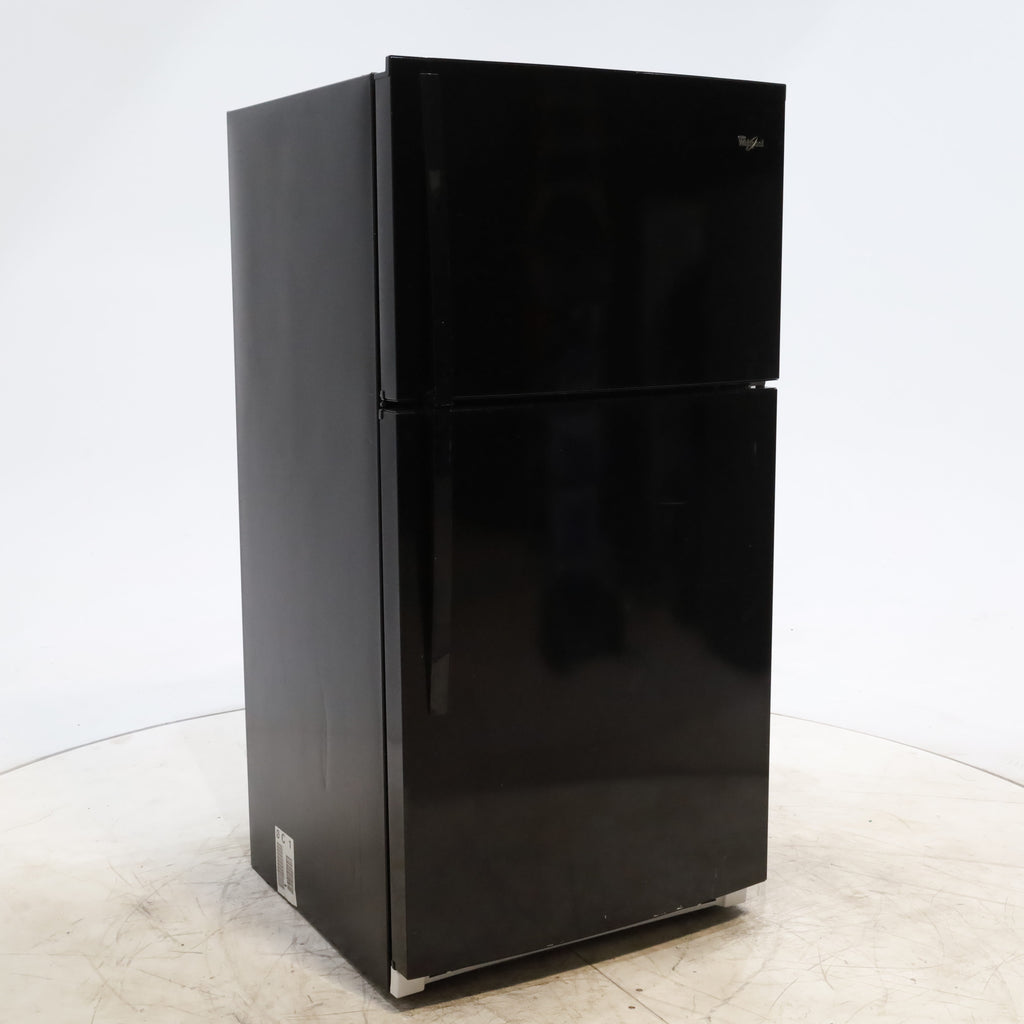 Pictures of 32.5" Wide Whirlpool 21 cu ft Capacity Top Freezer Refrigerator with Can Caddy Storage - Certified Refurbished - Neu Appliance Outlet - Discount Appliance Outlet in Austin, Tx