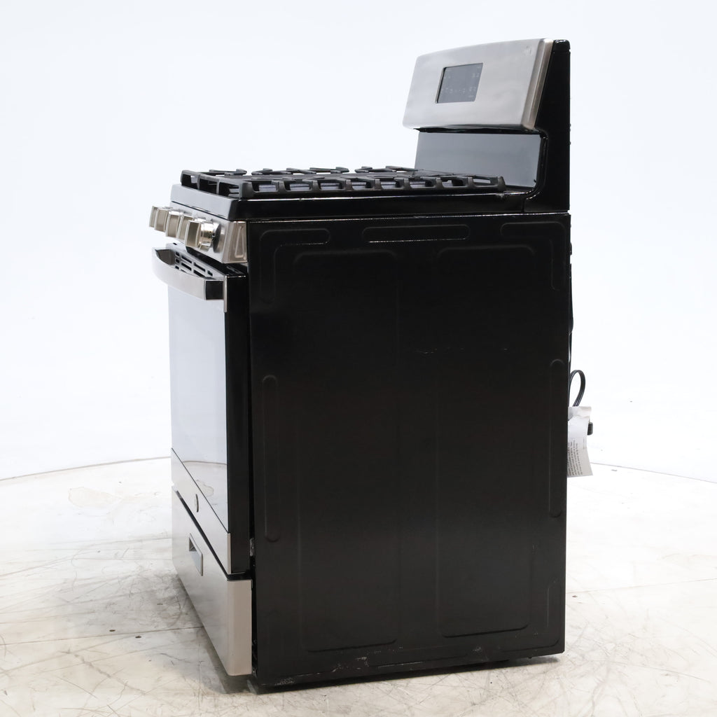 Pictures of Stainless Steel GE 5.0 cu. ft. Freestanding 5 Burner Gas Range with Cast-Iron Grates - Scratch & Dent - Minor - Neu Appliance Outlet - Discount Appliance Outlet in Austin, Tx