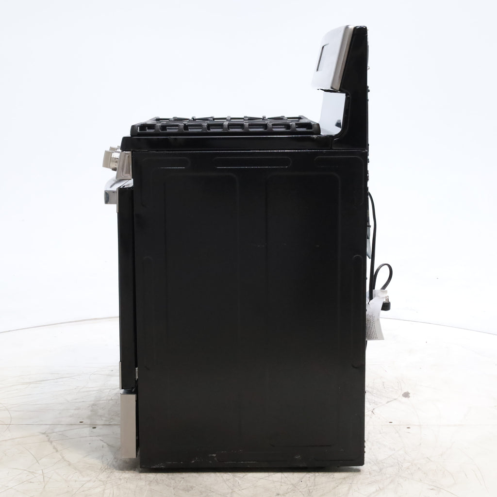 Pictures of Stainless Steel GE 5.0 cu. ft. Freestanding 5 Burner Gas Range with Cast-Iron Grates - Scratch & Dent - Minor - Neu Appliance Outlet - Discount Appliance Outlet in Austin, Tx