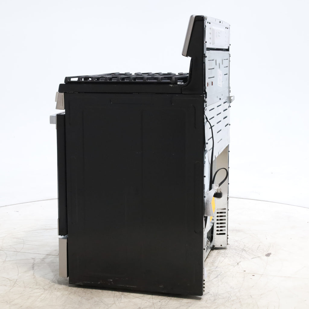 Pictures of Stainless Steel GE 5.0 cu. ft. Freestanding 5 Burner Gas Range with Cast-Iron Grates - Scratch & Dent - Minor - Neu Appliance Outlet - Discount Appliance Outlet in Austin, Tx