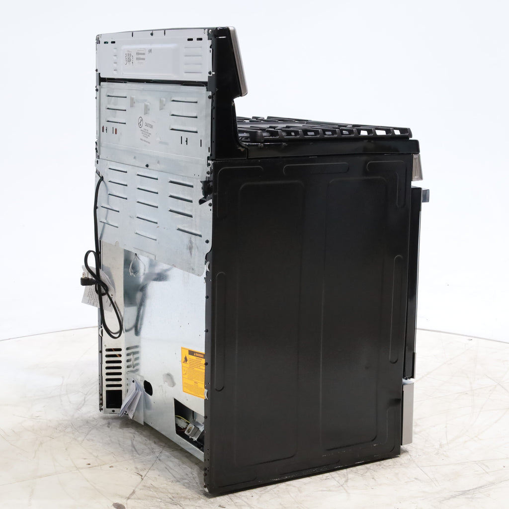 Pictures of Stainless Steel GE 5.0 cu. ft. Freestanding 5 Burner Gas Range with Cast-Iron Grates - Scratch & Dent - Minor - Neu Appliance Outlet - Discount Appliance Outlet in Austin, Tx