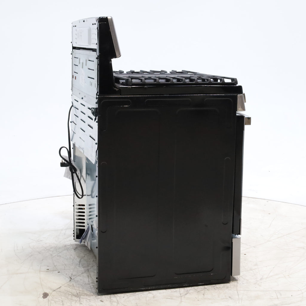 Pictures of Stainless Steel GE 5.0 cu. ft. Freestanding 5 Burner Gas Range with Cast-Iron Grates - Scratch & Dent - Minor - Neu Appliance Outlet - Discount Appliance Outlet in Austin, Tx