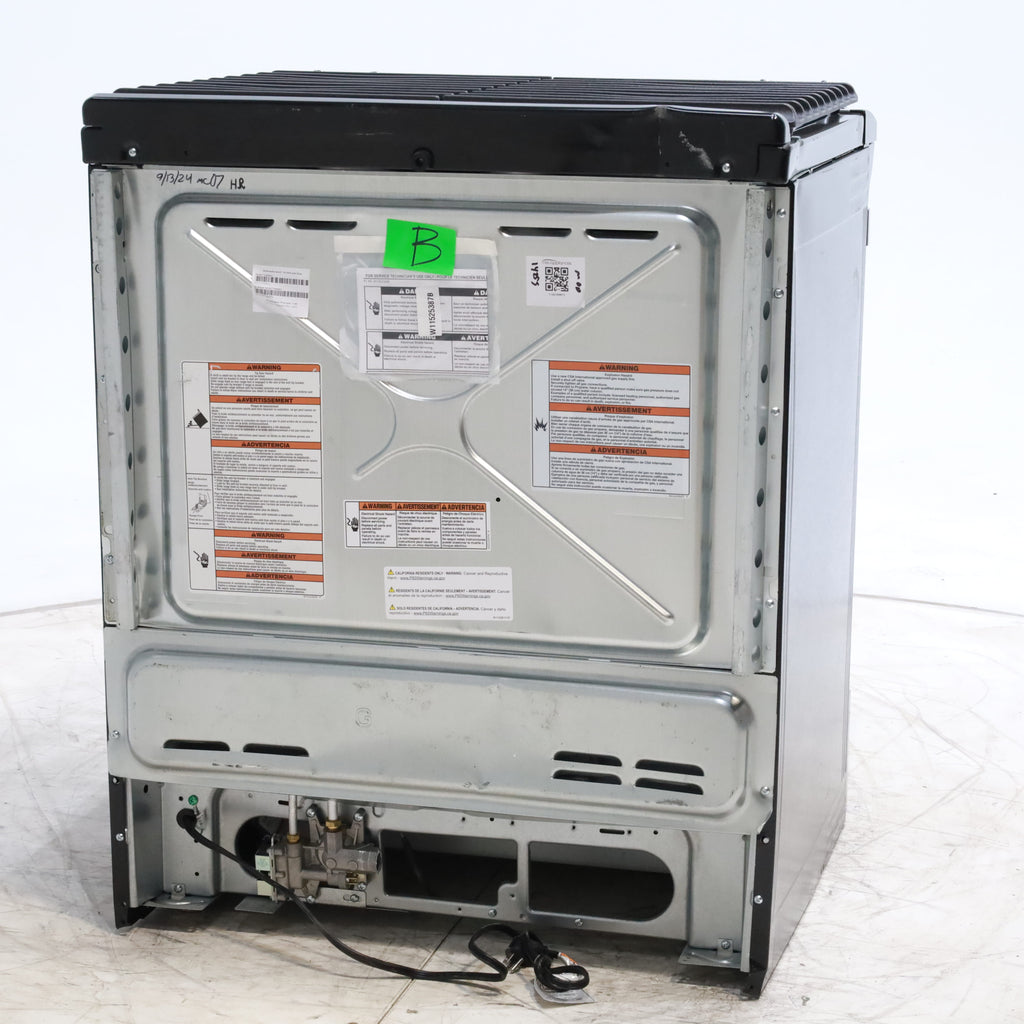 Pictures of Fingerprint Resistant Stainless Steel Whirlpool 5.8 cu. ft. 5 Burner Gas Slide In Range with Air Fry - Scratch & Dent - Moderate - Neu Appliance Outlet - Discount Appliance Outlet in Austin, Tx