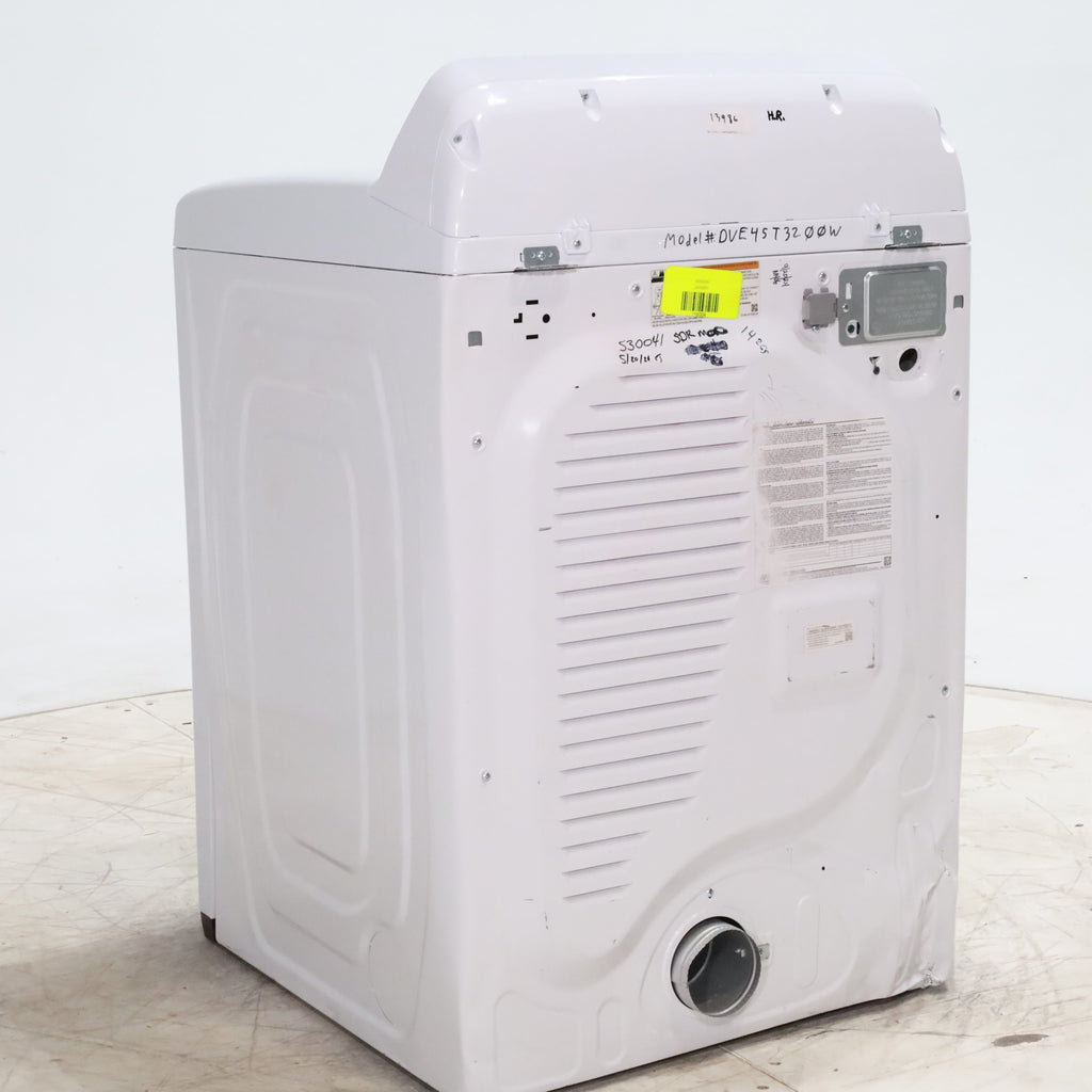 Pictures of ENERGY STAR Samsung 7.4 cu. ft. Electric Dryer with Smart Care Technology - Scratch and Dent Moderate - Neu Appliance Outlet - Discount Appliance Outlet in Austin, Tx