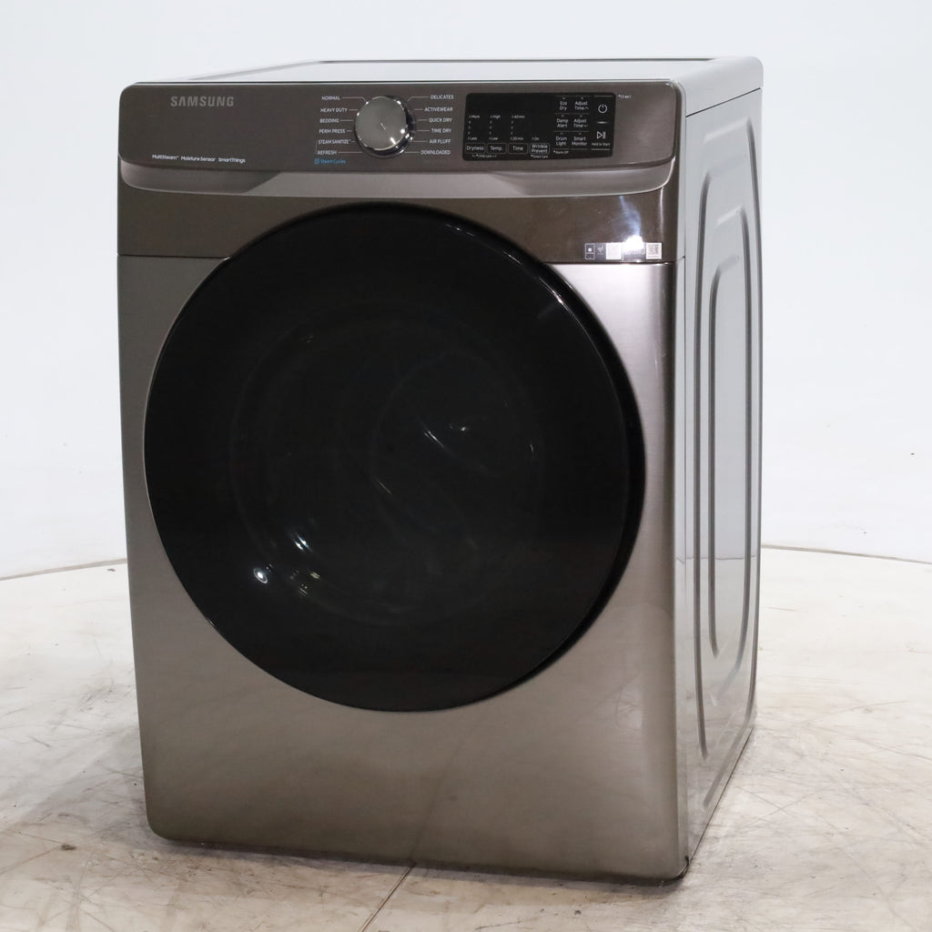Pictures of Platinum Samsung 7.5 cu. ft. Front Load Gas Dryer with Steam - Scratch & Dent - Minor - Neu Appliance Outlet - Discount Appliance Outlet in Austin, Tx