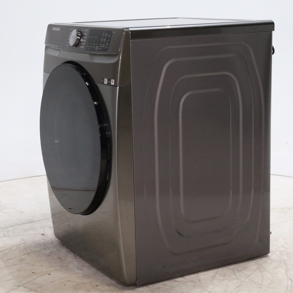 Pictures of Platinum Samsung 7.5 cu. ft. Front Load Gas Dryer with Steam - Scratch & Dent - Minor - Neu Appliance Outlet - Discount Appliance Outlet in Austin, Tx