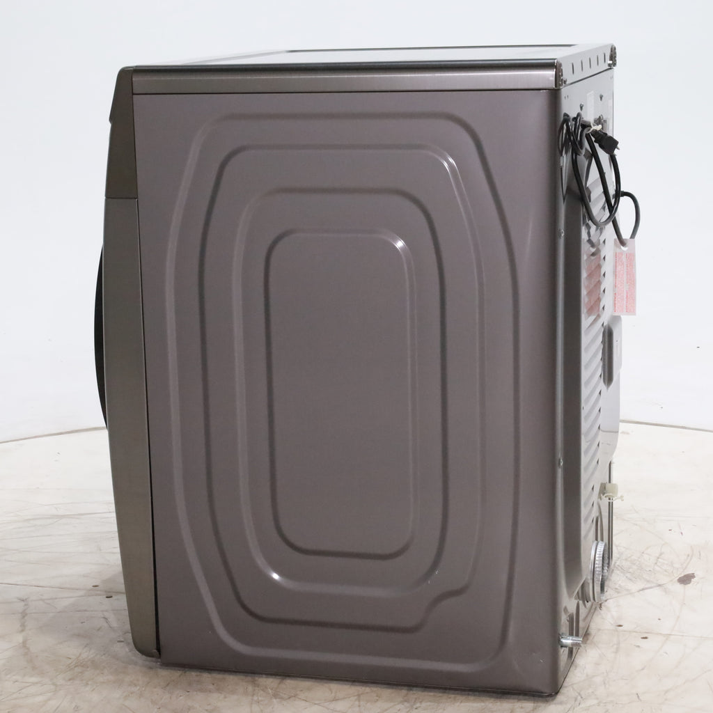 Pictures of Platinum Samsung 7.5 cu. ft. Front Load Gas Dryer with Steam - Scratch & Dent - Minor - Neu Appliance Outlet - Discount Appliance Outlet in Austin, Tx