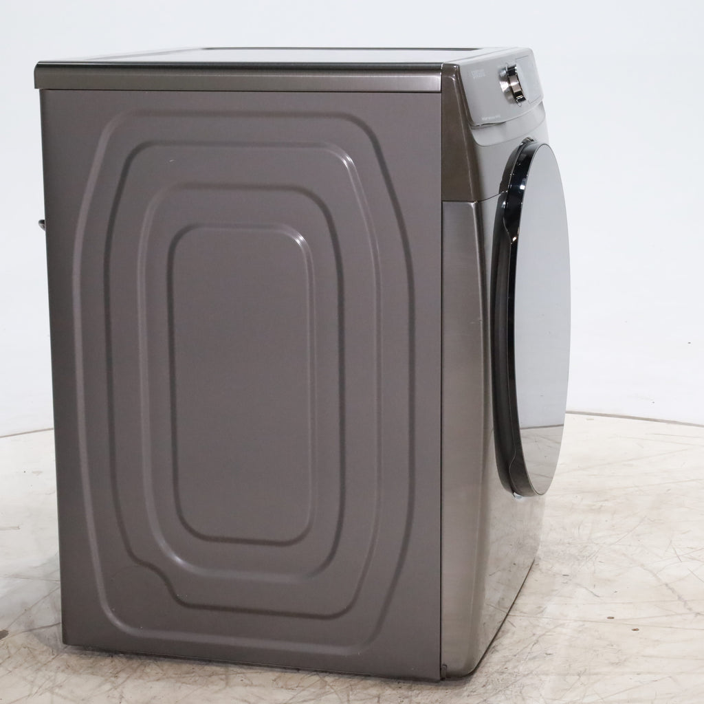 Pictures of Platinum Samsung 7.5 cu. ft. Front Load Gas Dryer with Steam - Scratch & Dent - Minor - Neu Appliance Outlet - Discount Appliance Outlet in Austin, Tx