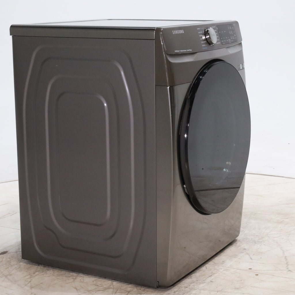 Pictures of Platinum Samsung 7.5 cu. ft. Front Load Gas Dryer with Steam - Scratch & Dent - Minor - Neu Appliance Outlet - Discount Appliance Outlet in Austin, Tx
