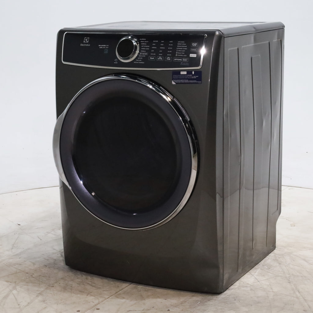 Pictures of Titanium ENERGY STAR Electrolux 8.0 cu. ft. Front Load Electric Dryer with Perfect Steam - Scratch & Dent - Minor - Neu Appliance Outlet - Discount Appliance Outlet in Austin, Tx