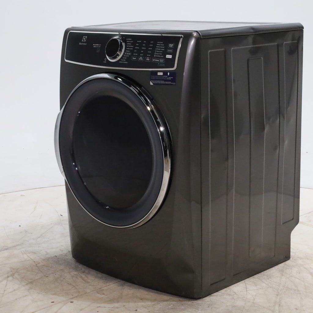 Pictures of Titanium ENERGY STAR Electrolux 8.0 cu. ft. Front Load Electric Dryer with Perfect Steam - Scratch & Dent - Minor - Neu Appliance Outlet - Discount Appliance Outlet in Austin, Tx