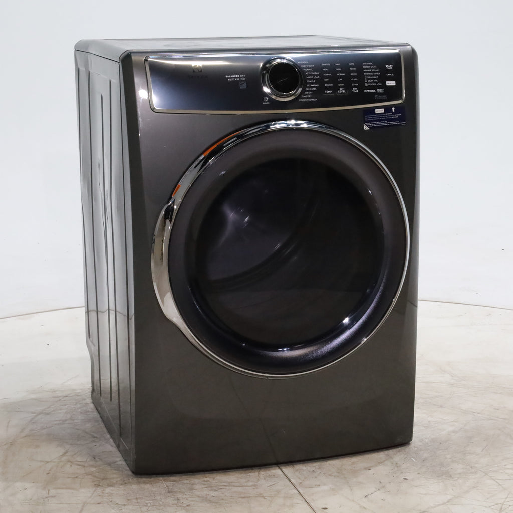 Pictures of Titanium ENERGY STAR Electrolux 8.0 cu. ft. Front Load Electric Dryer with Perfect Steam - Scratch & Dent - Minor - Neu Appliance Outlet - Discount Appliance Outlet in Austin, Tx