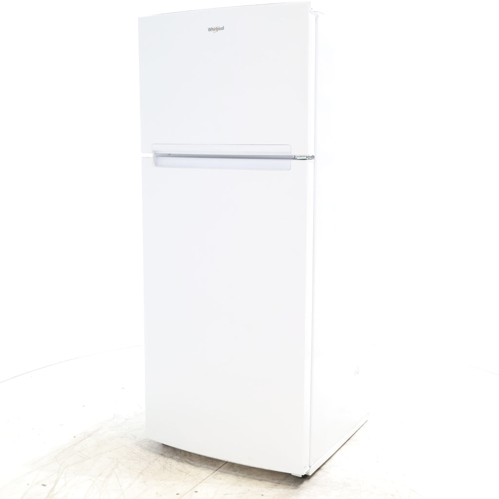 Pictures of 28" Wide White Whirlpool 18 cu. ft. Top Freezer Refrigerator with Flexi-Slide Bin - Scratch & Dent  - Minor - Neu Appliance Outlet - Discount Appliance Outlet in Austin, Tx