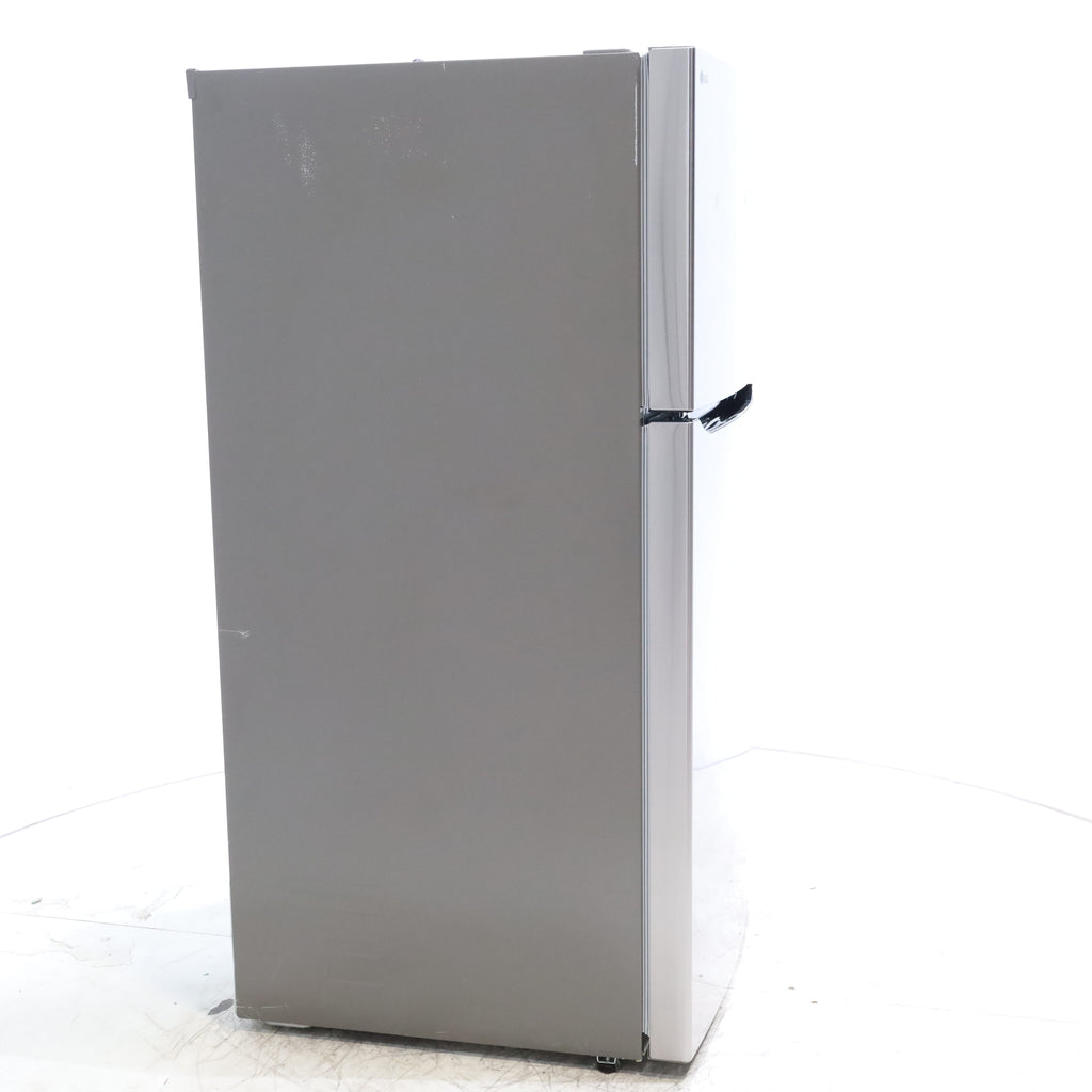 Pictures of 30" Wide Stainless Steel ENERGY STAR LG 20.2 cu. ft. Top Freezer Refrigerator with Reversible Door - Scratch and Dent - Moderate - Neu Appliance Outlet - Discount Appliance Outlet in Austin, Tx