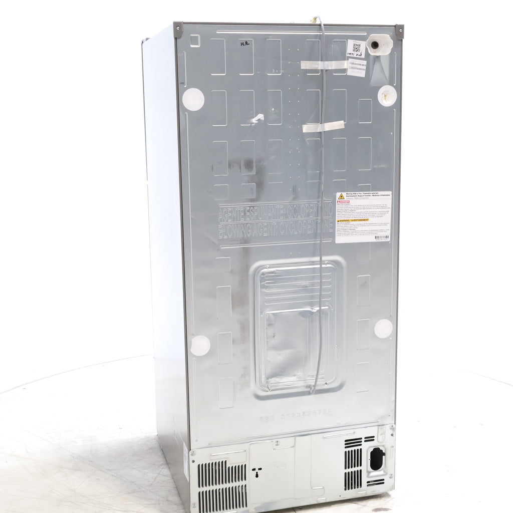 Pictures of 30" Wide Stainless Steel ENERGY STAR LG 20.2 cu. ft. Top Freezer Refrigerator with Reversible Door - Scratch and Dent - Moderate - Neu Appliance Outlet - Discount Appliance Outlet in Austin, Tx