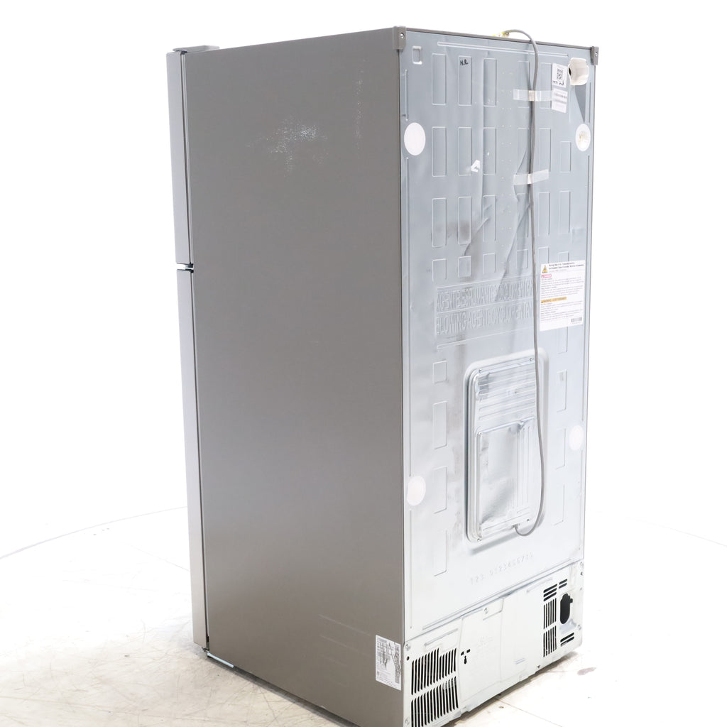 Pictures of 30" Wide Stainless Steel ENERGY STAR LG 20.2 cu. ft. Top Freezer Refrigerator with Reversible Door - Scratch and Dent - Moderate - Neu Appliance Outlet - Discount Appliance Outlet in Austin, Tx