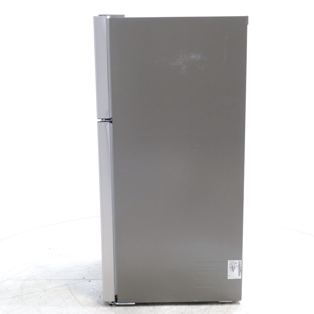 Pictures of 30" Wide Stainless Steel ENERGY STAR LG 20.2 cu. ft. Top Freezer Refrigerator with Reversible Door - Scratch and Dent - Moderate - Neu Appliance Outlet - Discount Appliance Outlet in Austin, Tx