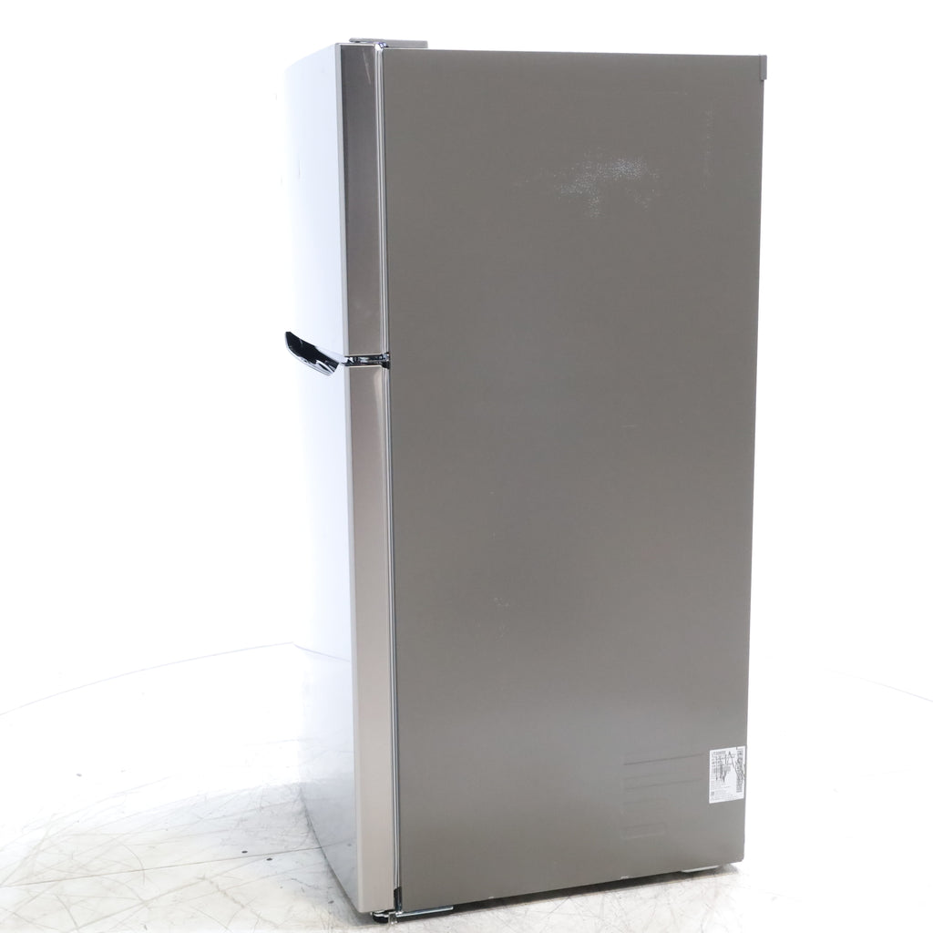 Pictures of 30" Wide Stainless Steel ENERGY STAR LG 20.2 cu. ft. Top Freezer Refrigerator with Reversible Door - Scratch and Dent - Moderate - Neu Appliance Outlet - Discount Appliance Outlet in Austin, Tx