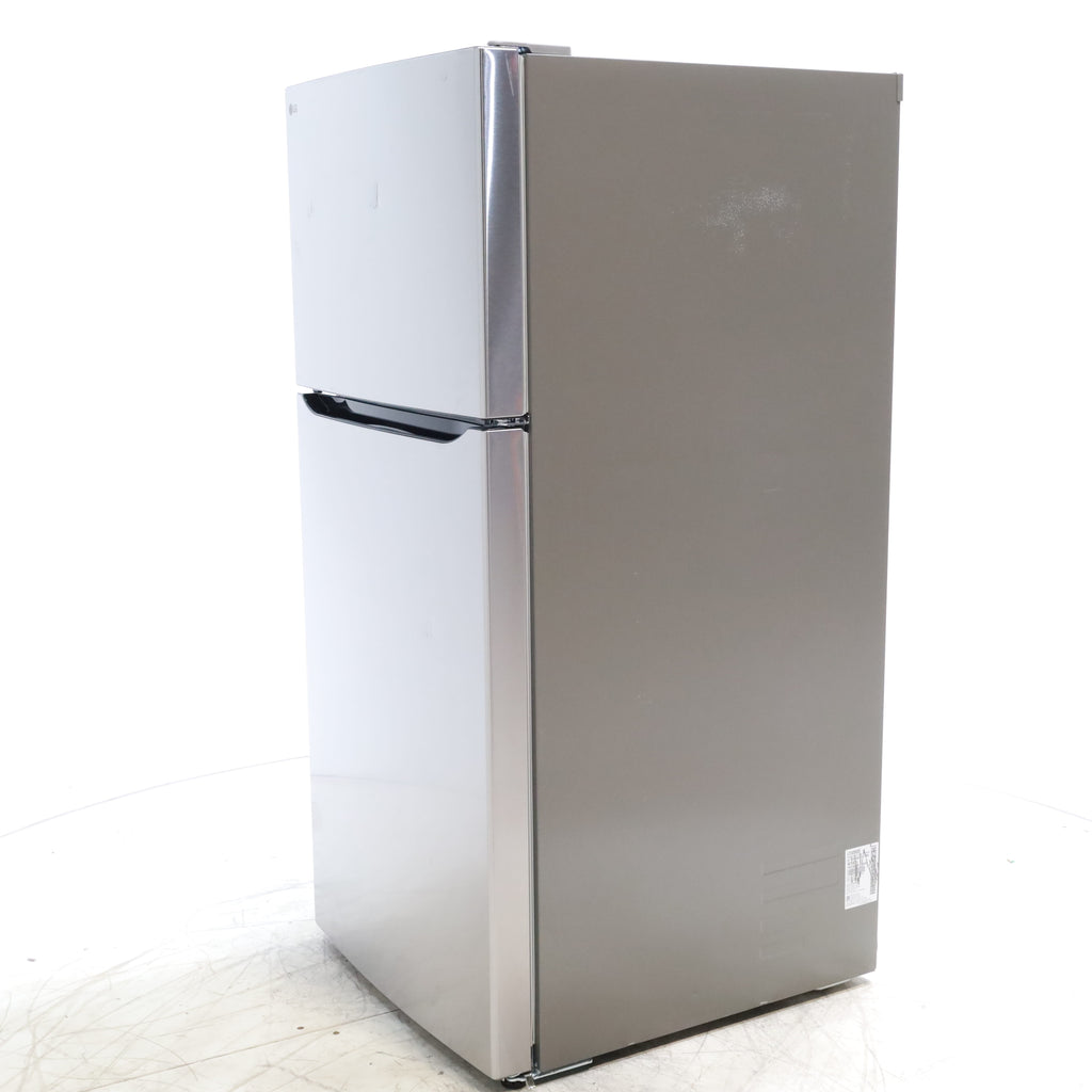 Pictures of 30" Wide Stainless Steel ENERGY STAR LG 20.2 cu. ft. Top Freezer Refrigerator with Reversible Door - Scratch and Dent - Moderate - Neu Appliance Outlet - Discount Appliance Outlet in Austin, Tx