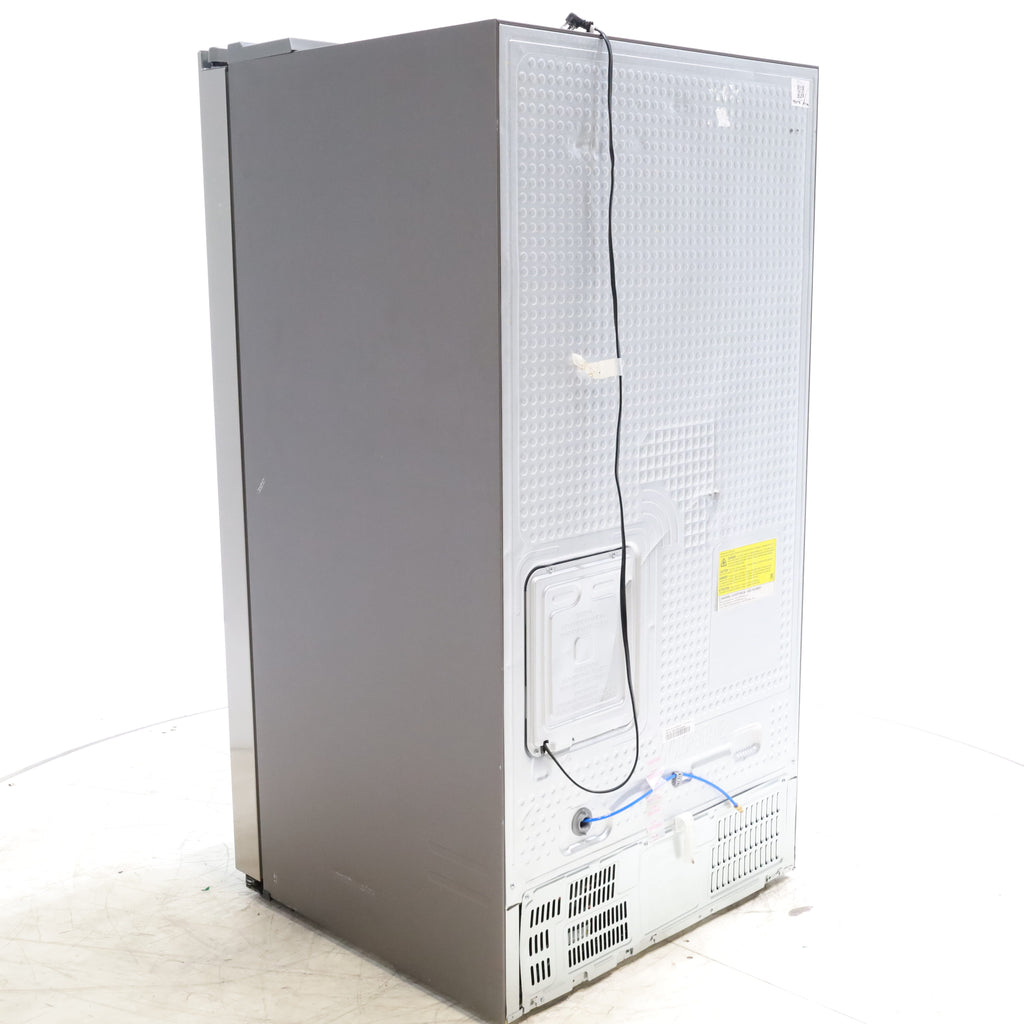 Pictures of Fingerprint Resistant Stainless Steel ENERGY STAR Samsung 27.4 cu. ft. Side by Side Refrigerator with Exterior Water and Ice Dispenser - Scratch & Dent - Minor - Neu Appliance Outlet - Discount Appliance Outlet in Austin, Tx