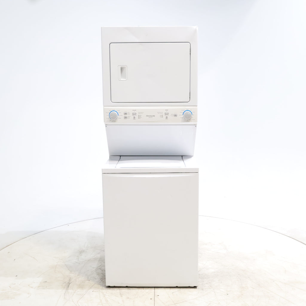 Pictures of Frigidaire Stacked Laundry Center with 3.9 cu ft Capacity Washer and 5.6 cu ft Electric Dryer with Maxfill Option- Scratch & Dent - Moderate - Neu Appliance Outlet - Discount Appliance Outlet in Austin, Tx