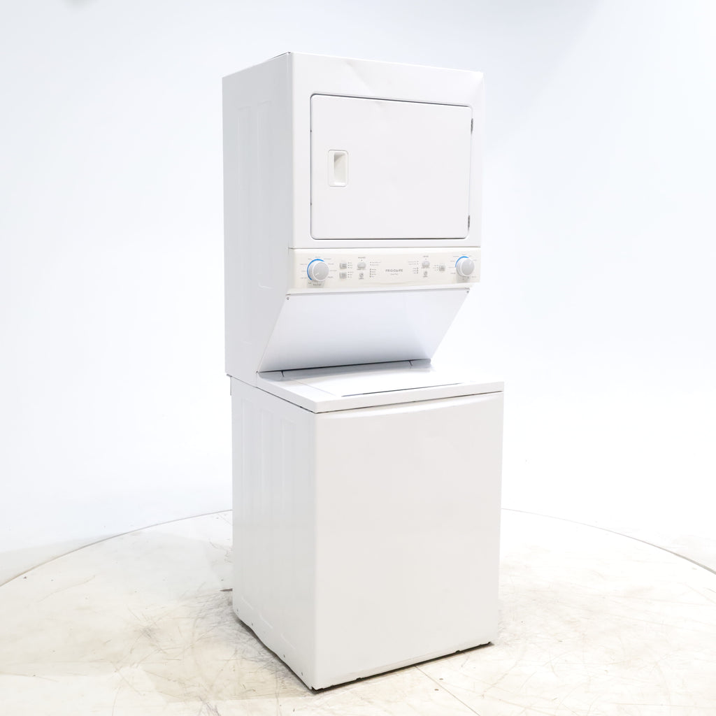 Pictures of Frigidaire Stacked Laundry Center with 3.9 cu ft Capacity Washer and 5.6 cu ft Electric Dryer with Maxfill Option- Scratch & Dent - Moderate - Neu Appliance Outlet - Discount Appliance Outlet in Austin, Tx