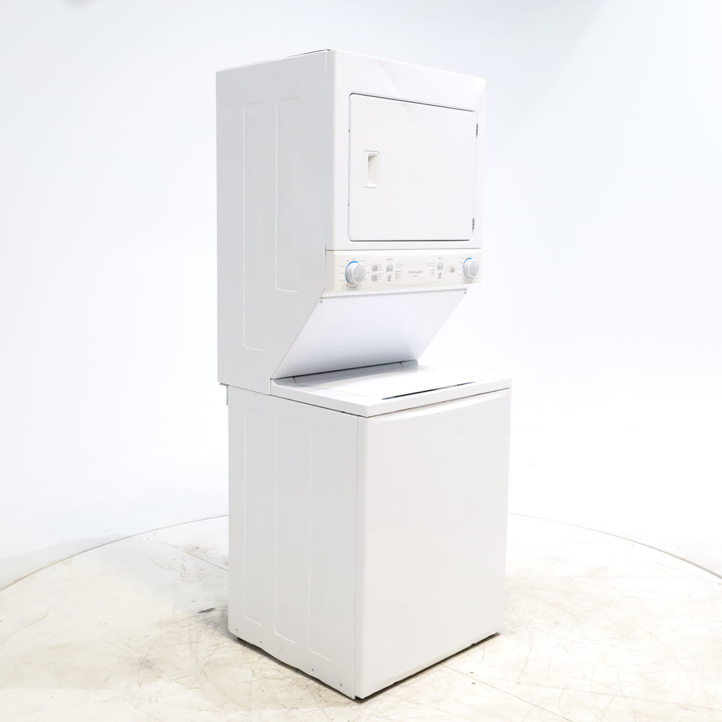 Pictures of Frigidaire Stacked Laundry Center with 3.9 cu ft Capacity Washer and 5.6 cu ft Electric Dryer with Maxfill Option- Scratch & Dent - Moderate - Neu Appliance Outlet - Discount Appliance Outlet in Austin, Tx