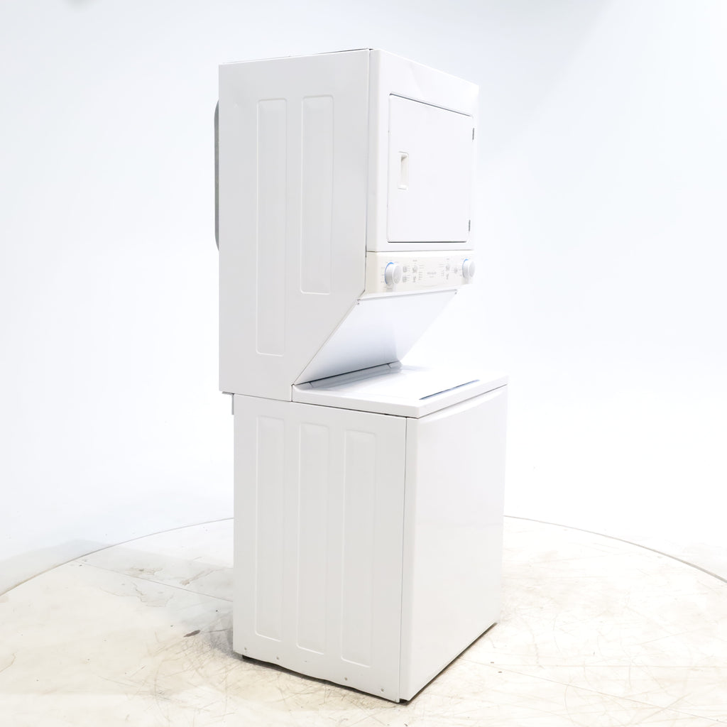 Pictures of Frigidaire Stacked Laundry Center with 3.9 cu ft Capacity Washer and 5.6 cu ft Electric Dryer with Maxfill Option- Scratch & Dent - Moderate - Neu Appliance Outlet - Discount Appliance Outlet in Austin, Tx