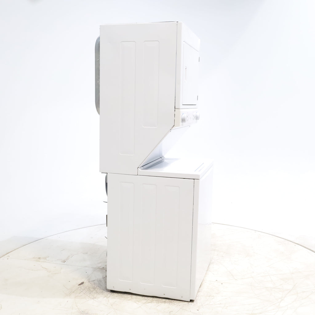 Pictures of Frigidaire Stacked Laundry Center with 3.9 cu ft Capacity Washer and 5.6 cu ft Electric Dryer with Maxfill Option- Scratch & Dent - Moderate - Neu Appliance Outlet - Discount Appliance Outlet in Austin, Tx