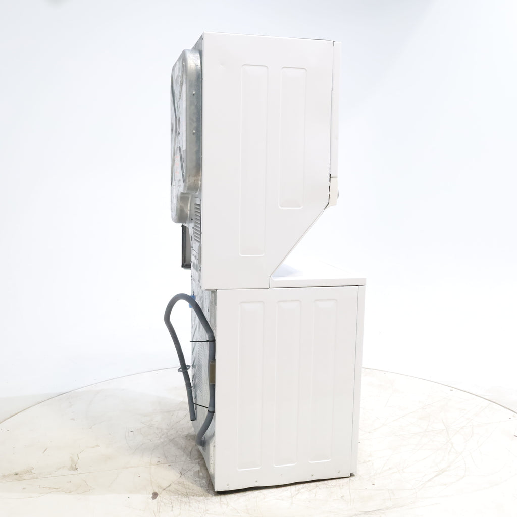 Pictures of Frigidaire Stacked Laundry Center with 3.9 cu ft Capacity Washer and 5.6 cu ft Electric Dryer with Maxfill Option- Scratch & Dent - Moderate - Neu Appliance Outlet - Discount Appliance Outlet in Austin, Tx