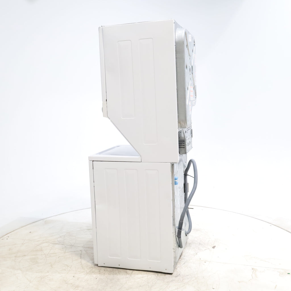 Pictures of Frigidaire Stacked Laundry Center with 3.9 cu ft Capacity Washer and 5.6 cu ft Electric Dryer with Maxfill Option- Scratch & Dent - Moderate - Neu Appliance Outlet - Discount Appliance Outlet in Austin, Tx